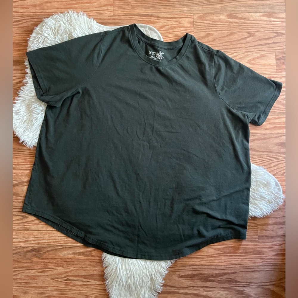 Women's Dark Green Terra & Sky T-shirt